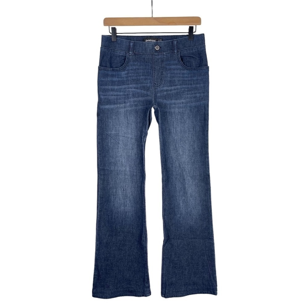 Betabrand Jeans Womens Small Midrise Elastic Waist Pull On Yoga Denim Stretch